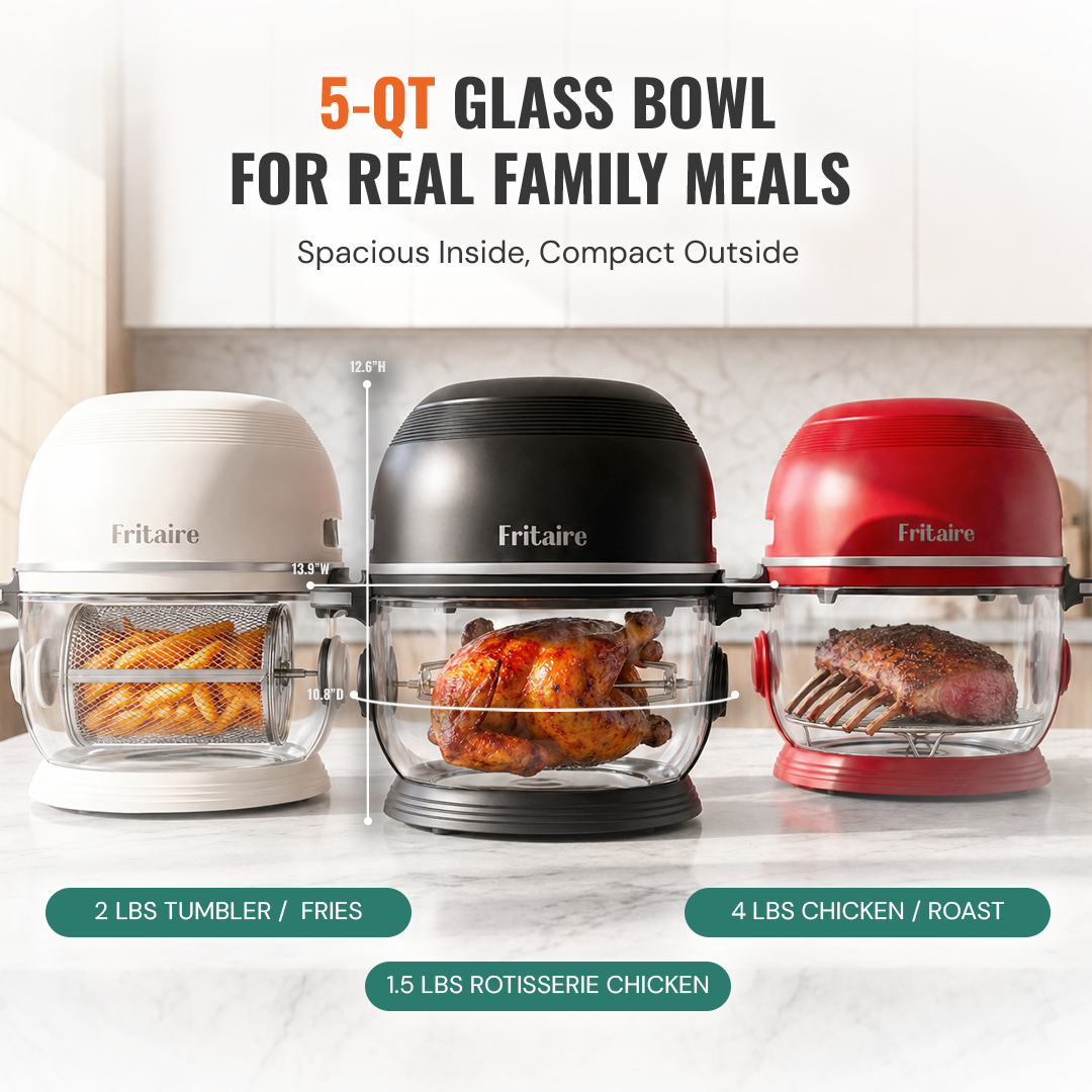 Classic Self-Cleaning Air Fryer™ & Non-Toxic Air Fryer™ - Cherry